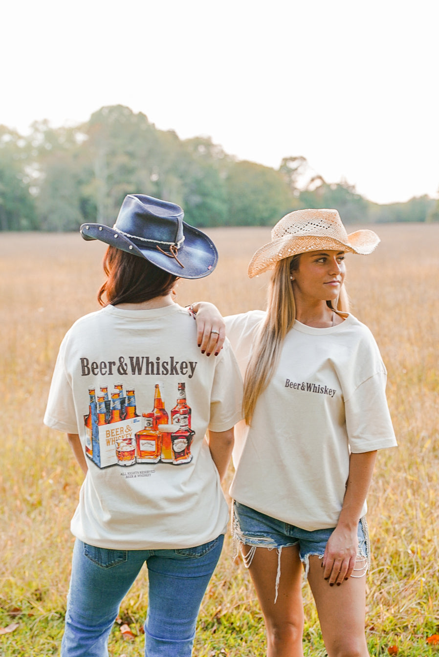 The Beer & Whiskey Tee